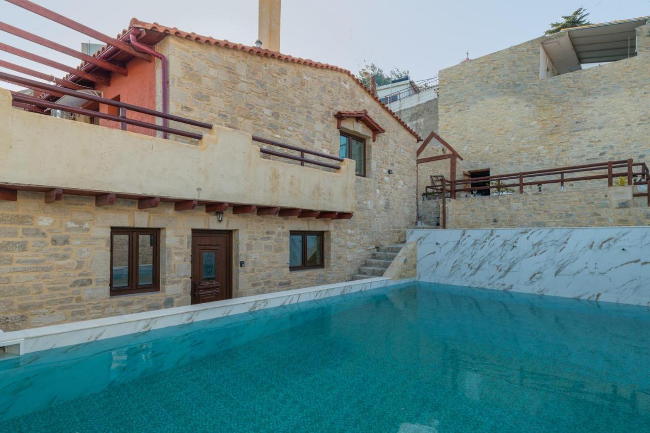 Draganigo Luxury Stone Houses 40 Min From Matala Ano Moulia Esterno foto