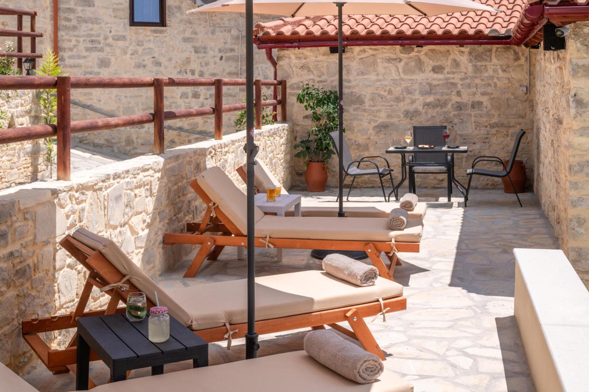 Draganigo Luxury Stone Houses 40 Min From Matala Ano Moulia Esterno foto