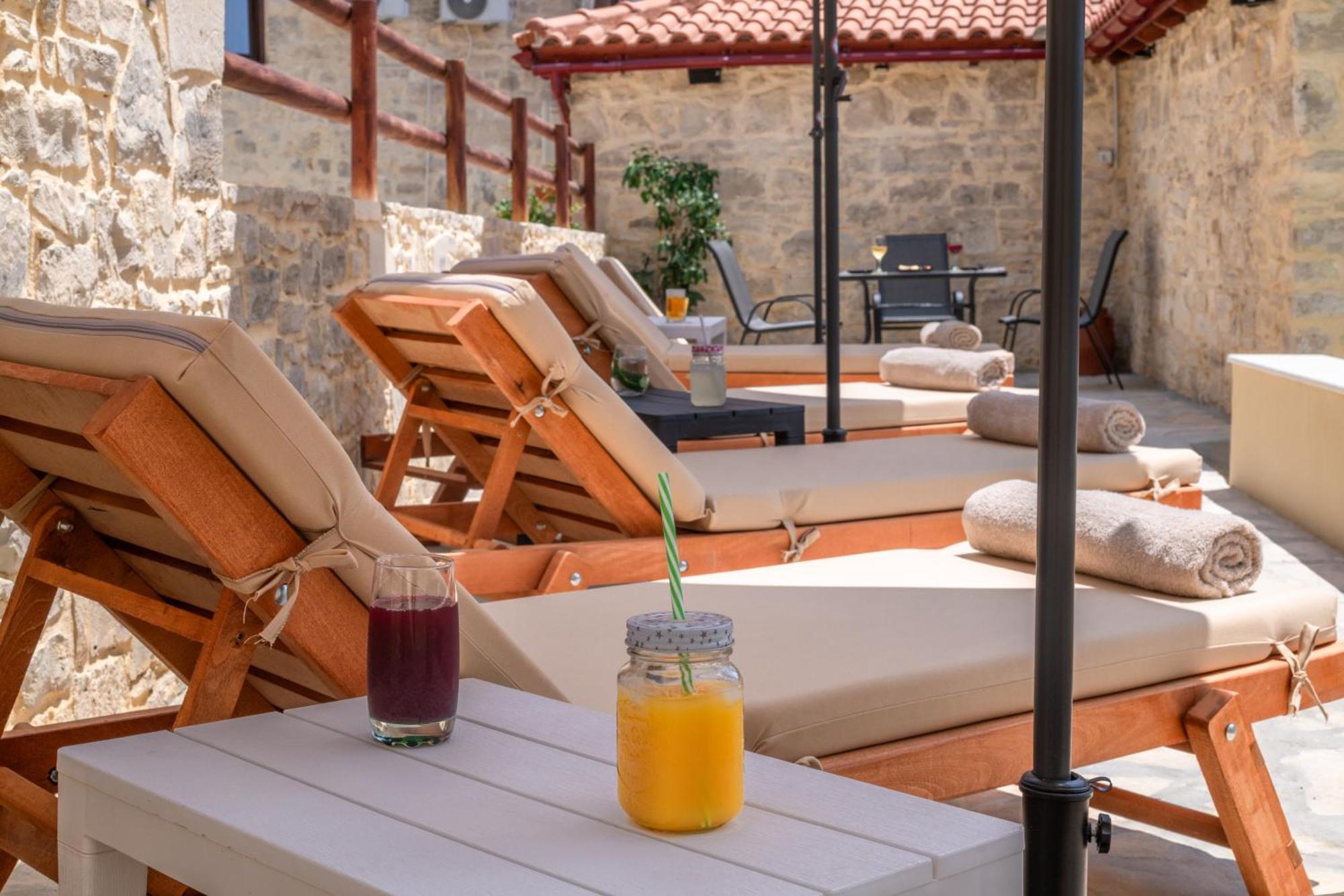 Draganigo Luxury Stone Houses 40 Min From Matala Ano Moulia Esterno foto