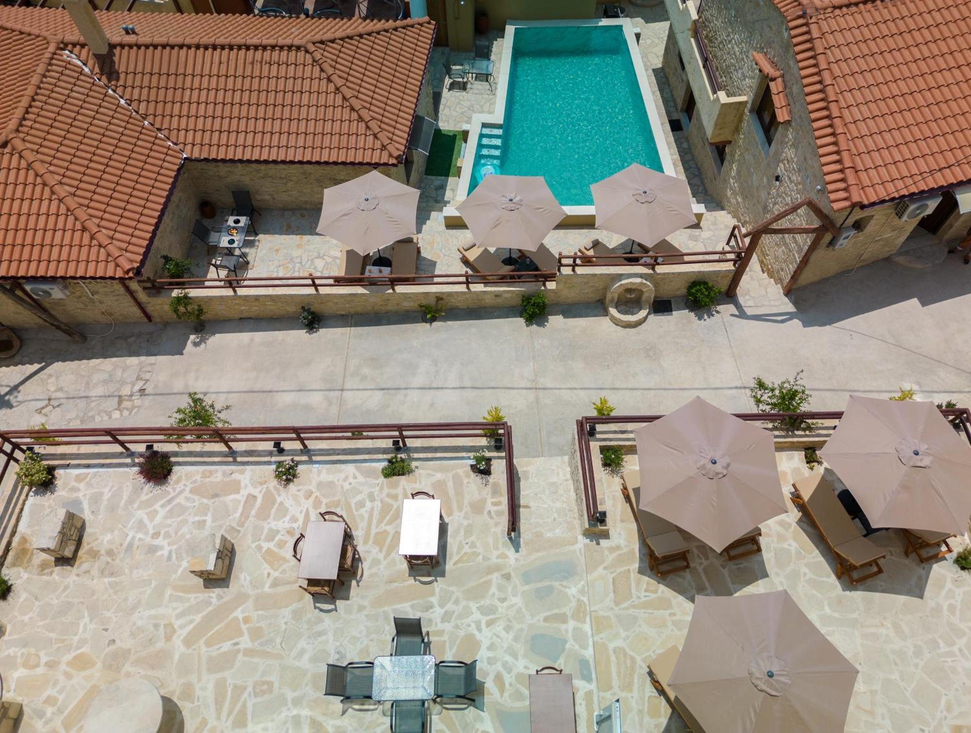 Draganigo Luxury Stone Houses 40 Min From Matala Ano Moulia Esterno foto
