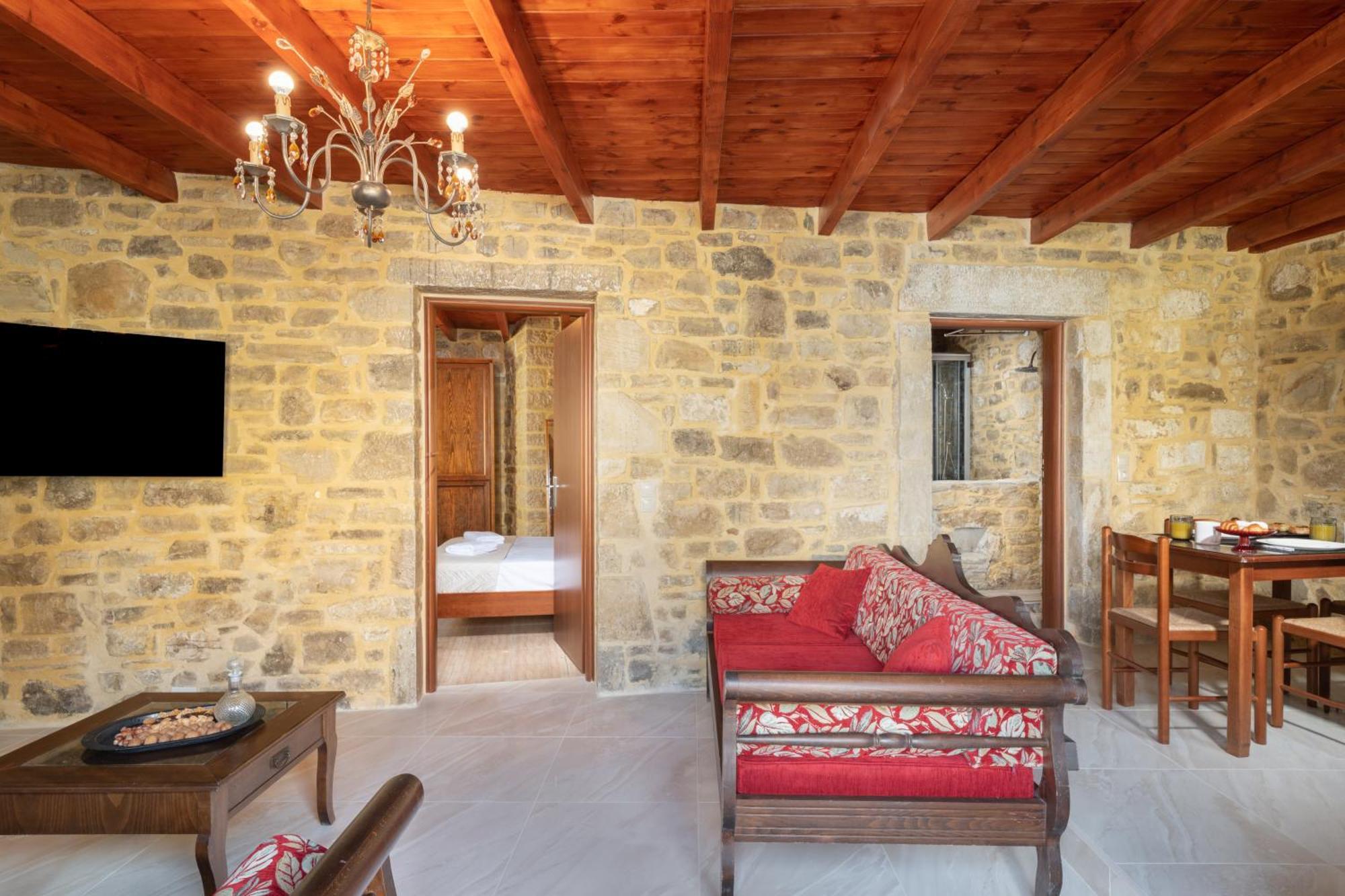 Draganigo Luxury Stone Houses 40 Min From Matala Ano Moulia Camera foto
