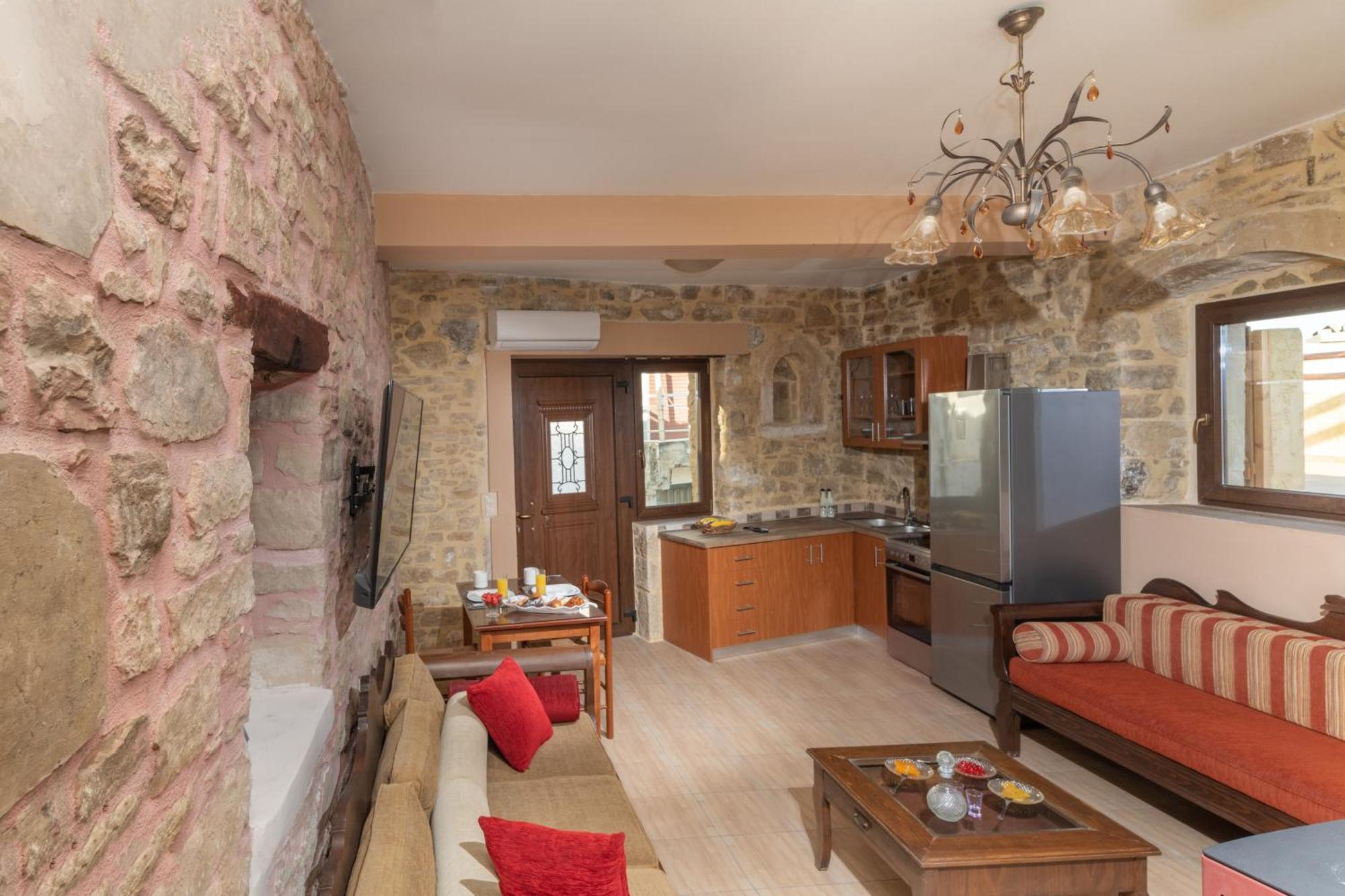 Draganigo Luxury Stone Houses 40 Min From Matala Ano Moulia Camera foto